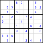 Судоку 9х9 #1354 средний