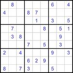 Судоку 9х9 #1356 средний