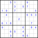 Судоку 9х9 #1363 средний