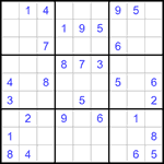 Судоку 9х9 #1364 средний