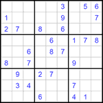 Судоку 9х9 #1370 средний