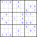 Судоку 9х9 #1373 средний