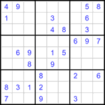 Судоку 9х9 #1409 средний