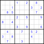 Судоку 9х9 #1314 трудный