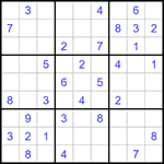 Судоку 9х9 #1342 очень трудный