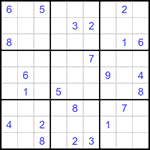 Судоку 9х9 #1371 очень трудный