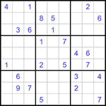 Судоку 9х9 #1397 очень трудный