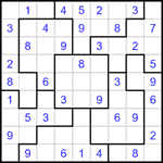 Судоку-пазл 9х9 #326 легкий
