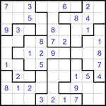 Судоку-пазл 9х9 #329 легкий