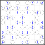 Судоку “Чет-нечет” 9х9 #258 легкий