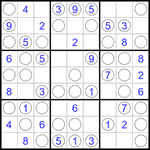 Судоку “Чет-нечет” 9х9 #260 легкий