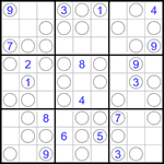 Судоку “Чет-нечет” 9х9 #259 средний