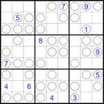 Судоку “Чет-нечет” 9х9 #251 трудный