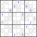 Судоку “Чет-нечет” 9х9 #246 очень трудный