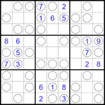 Судоку “Чет-нечет” 9х9 #248 очень трудный