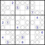 Судоку “Чет-нечет” 9х9 #249 очень трудный