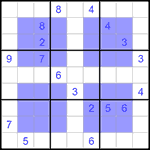 Виндоку 9х9 #41 очень трудный