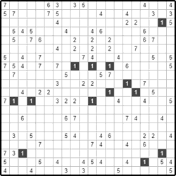 Филиппинский кроссворд #1000 “Душ”