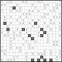 Филиппинский кроссворд #1069 “Птичка”