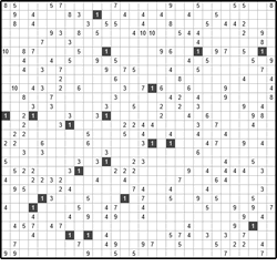 Филиппинский кроссворд #923 “Божья коровка”