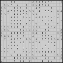 Японская мозаика #1073 “Числа”