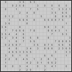 Японская мозаика #1235 “Пальма”