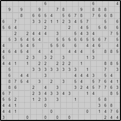 Японская мозаика #1233 “Дед Мороз”