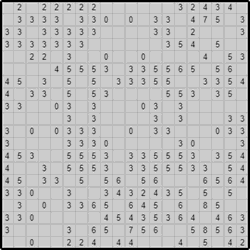 Японская мозаика #1125 “Судоку”