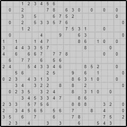 Японская мозаика #1126 “Лыжник”