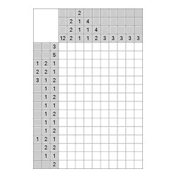 Японский кроссворд #1031 “Булавка”