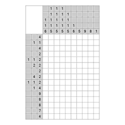 Японский кроссворд #1034 “Трубка”