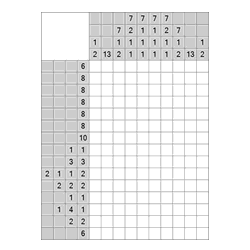 Японский кроссворд #1105 “Сэр”