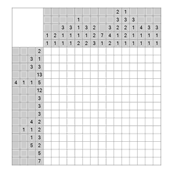 Японский кроссворд #1104 “Самолет”