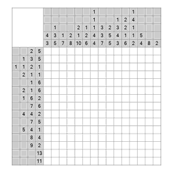 Японский кроссворд #1110 “Ягода”