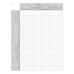 Японский кроссворд #1126 “Цветы”