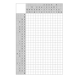 Японский кроссворд #1037 “Пингвины”