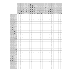 Японский кроссворд #1050 “Бабочка”