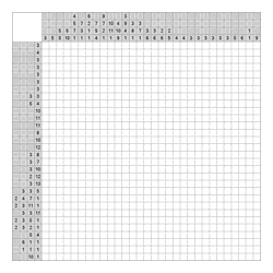 Японский кроссворд #1055 “Конькобежец”