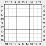 Судоку-рама 9х9 #180