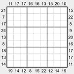 Судоку-рама 9х9 #186