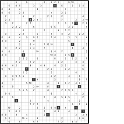 Филиппинский кроссворд #981 “Цветок”