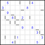 “Соседи” 9х9 #256 очень трудный