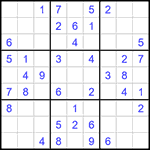 Судоку 9х9 #1447 легкий