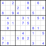 Судоку 9х9 #1448 легкий