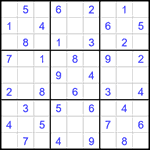 Судоку 9х9 #1456 легкий