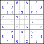 Судоку 9х9 #1459 легкий