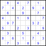 Судоку 9х9 #1462 легкий