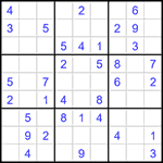 Судоку 9х9 #1464 легкий