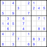 Судоку 9х9 #1470 легкий