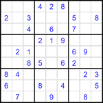 Судоку 9х9 #1471 легкий